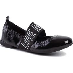 Baleriny LOVE MOSCHINO - JA11010G08JC0000 Nero. Czarne baleriny damskie Love Moschino, bez wzorów, ze skóry, klasyczne, bez obcasa, na płaskiej podeszwie. W wyprzedaży za 359,00 zł.