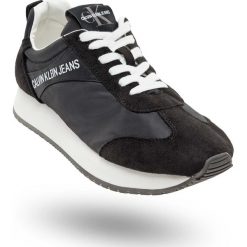 SNEAKERSY CALVIN KLEIN JEANS. Czarne sneakersy męskie Calvin Klein Jeans, na sznurówki. Za 341,40 zł.