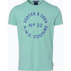 Scotch & Soda - T-shirt męski, zielony. Zielone t-shirty męskie z nadrukiem marki Scotch & Soda, m. Za 99,95 zł.