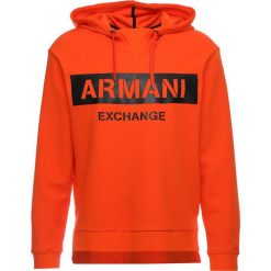 Armani Exchange Bluza z kapturem flame. Czarne bluzy męskie rozpinane marki Armani Exchange, l, z materiału, z kapturem. Za 569,00 zł.
