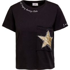 T-shirt DEHA DANCE. Białe bluzki damskie Deha, bez wzorów, bez kołnierzyka. Za 250,00 zł.