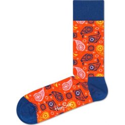 Happy Socks House In The Hills Skarpetki Pomarańczowy Wielokolorowy. Pomarańczowe skarpetki męskie z elastanu. Za 71,95 zł.