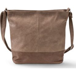 Torba shopper dwukolorowa medium bonprix brązowo-jasnobrązowy. Pomarańczowe torby damskie na zakupy marki bonprix. Za 79,99 zł.