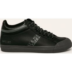Napapijri - Buty. Czarne sneakersy męskie Napapijri, ze skóry, na sznurówki. W wyprzedaży za 299,90 zł.