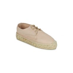 Derby Anaki SABLE. Brązowe półbuty damskie Anaki, bez wzorów, bez obcasa, bez zapięcia. Za 235,60 zł.