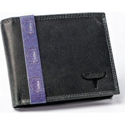 SKÓRZANY PORTFEL MĘSKI SKÓRA NATURALNA RFID STOP. Portfele męskie BUFFALO WILD, bez wzorów, ze skóry. Za 49,90 zł.