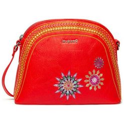 Desigual torebka damska crossbody czerwona Ada Deia 20SAXPD4. Czerwone torebki klasyczne damskie Desigual, bez wzorów, bez dodatków. Za 269,00 zł.