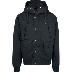 Urban Classics Hooded Cotton Jacket Kurtka zimowa czarny. Czarne kurtki męskie zimowe marki TRIBAN, xl, z elastanu. Za 365,90 zł.