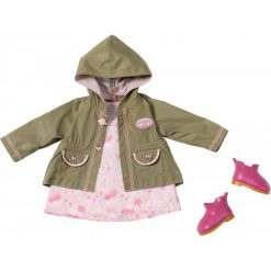 Kurtki dziewczęce przeciwdeszczowe: Baby Annabell Zestaw Ubrań Na Spacer Dla Lalki