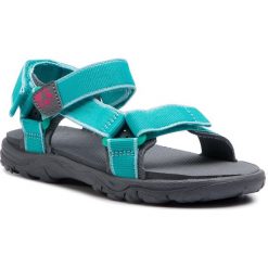 Sandały JACK WOLFSKIN - Seven Seas 2 Sandal G 4029961 S Aguamarine. Niebieskie sandały dziewczęce Jack Wolfskin, z tworzywa sztucznego, bez zapięcia. W wyprzedaży za 79,00 zł.