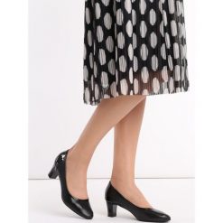 Buty ślubne damskie: Czarne Czółenka Penes