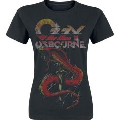 Ozzy Osbourne Vintage Snake Koszulka damska czarny. Czarne bluzki z odkrytymi ramionami marki Ozzy Osbourne, l, z nadrukiem, vintage, z okrągłym kołnierzem. Za 74,90 zł.