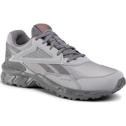 Buty Reebok - Ridgerider 5.0 EF4202 Pugry4/Pugry6/Vivdor. Szare buty sportowe męskie Reebok, ze skóry ekologicznej, bez zapięcia, do biegania. Za 199,00 zł.