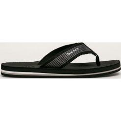 Gant - Japonki Palmworld. Czarne kapcie męskie GANT, ze skóry. Za 179,90 zł.