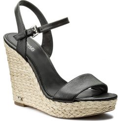 Espadryle MICHAEL MICHAEL KORS - Jill Wedge 40S8JIHA1L Black. Czarne espadryle damskie marki MICHAEL Michael Kors, bez wzorów, ze skóry, bez obcasa, na obcasie. Za 639,00 zł.