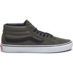 Vans Sk8-Mid Tenisówki Zielony. Zielone trampki męskie Vans, bez wzorów, ze skóry, bez zapięcia. Za 309,95 zł.