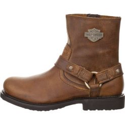 Buty zimowe męskie: Harley Davidson SCOUT Botki kowbojki i motocyklowe brown