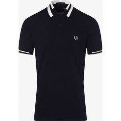 Fred Perry - Męska koszulka polo, niebieski. Niebieskie koszulki męskie Fred Perry, m, bez wzorów, prążkowane, bez rękawów. Za 399,95 zł.