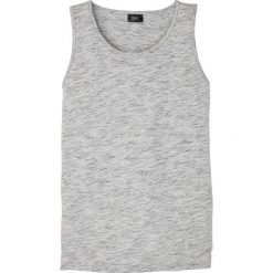 Tank top bonprix jasnoszary melanż. Szare koszulki męskie bonprix, m, bez wzorów, bez kołnierzyka. Za 29,99 zł.