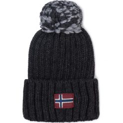 Czapka NAPAPIJRI - Semiury Wom N0YKCM Dark Grey Mel 197. Szare czapki męskie Napapijri, bez wzorów, z wiskozy. W wyprzedaży za 149,00 zł.