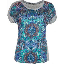 Desigual T-shirt damski Sevilla S szary. Szare koszulki damskie Desigual, s, bez wzorów, bez kołnierzyka, z krótkim rękawem. W wyprzedaży za 176,00 zł.