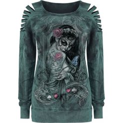 Alchemy England Widow´s Weed Bluza damska niebieski (Petrol). Niebieskie bluzy z nadrukiem damskie marki Alchemy England, s. Za 199,90 zł.