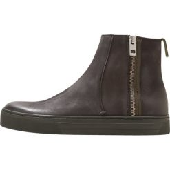 BOSS Orange Botki dark grey. Szare botki męskie BOSS Orange, z materiału. Za 819,00 zł.