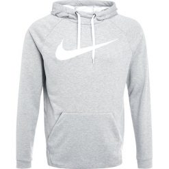 Nike Performance DRY SWOOSH HOODIE Bluza z kapturem dark grey heather/white. Szare bejsbolówki męskie Nike Performance, m, z materiału, z kapturem. Za 379,00 zł.