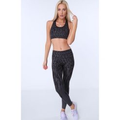 Legginsy z rozmytym wzorem grafitowe MR15503. Szare legginsy damskie Fasardi, xs, bez wzorów. Za 59,00 zł.