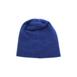 Czapki Gran Sasso PURO CASHMERE. Niebieskie czapki damskie Gran Sasso, bez wzorów. Za 450,84 zł.