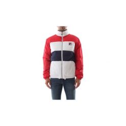 Kurtki pikowane Fila 684289 BLOCKED PUFFA. Czerwone kurtki męskie Fila, xs, bez wzorów, bez kaptura. Za 361,68 zł.
