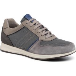 Sneakersy GEOX - U Avery C U02H5C 02214 C9004 Anthracite. Szare półbuty męskie Geox, na co dzień, bez wzorów, z zamszu, klasyczne, bez zapięcia. W wyprzedaży za 239,00 zł.