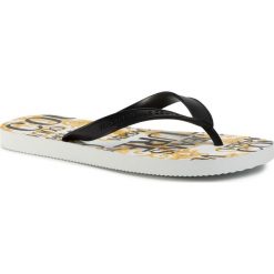 Japonki VERSACE JEANS COUTURE - E0YVBSQ8 71404 003. Czarne klapki męskie Versace Jeans Couture, z jeansu, bez zapięcia. Za 189,00 zł.