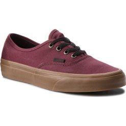 Tenisówki VANS - Authentic VN0A38EMU5A (Gum Outsole) Catawba Gra. Czerwone tenisówki męskie Vans, z gumy. W wyprzedaży za 219,00 zł.