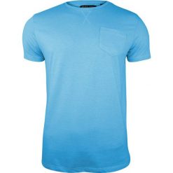 Błękitny T-Shirt (Koszulka) z Kieszonką, Bez Nadruku -Brave Soul- Męski, Okrągły Dekolt, Niebieski TSBRSSS20ARKHAMiceblue. Niebieskie koszulki męskie Brave Soul, na lato, m, z nadrukiem, z bawełny, casualowe, z okrągłym kołnierzem. Za 29,00 zł.