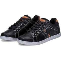BUTY MĘSKIE SPORTOWE TRAMPKI T239 - CZARNE. Białe trampki męskie marki Inny, z materiału. Za 59,00 zł.
