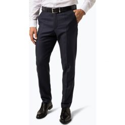 Digel - Męskie spodnie od garnituru modułowego – Per, niebieski. Niebieskie spodnie męskie marki Digel, s, bez wzorów, z wełny, eleganckie. Za 449,95 zł.