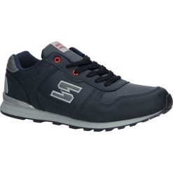 Granatowe buty sportowe sznurowane Casu MXC7251. Szare halówki męskie Casu, na sznurówki. Za 78,99 zł.