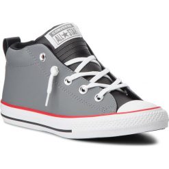 Trampki CONVERSE - Ctas Street Mid 661888C Mason/Black/White. Szare trampki chłopięce marki Converse, bez wzorów, ze skóry, street, bez zapięcia. W wyprzedaży za 189,00 zł.