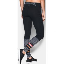 Legginsy sportowe damskie: Under Armour Legginsy damskie Mirror Striped czarne r. S (1298552)