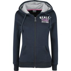 BenLee Luna Bluza z kapturem rozpinana damska granatowy. Niebieskie bluzy rozpinane damskie BenLee, xs, z nadrukiem, z materiału, z kapturem. Za 144,90 zł.