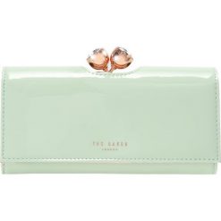 Portfele damskie: Ted Baker HONEYY TWISTED BOBBLE PATENT MATINEE Portfel olive