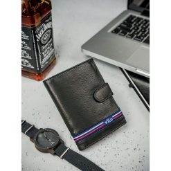 Ekskluzywny portfel skórzany męski skóra naturalna. Portfele męskie ALWAYS WILD, bez wzorów, ze skóry. Za 49,00 zł.