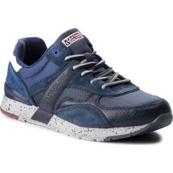 Sneakersy NAPAPIJRI - Rabari 17831007 Blue Marine N65. Niebieskie półbuty męskie Napapijri, na co dzień, bez wzorów, z zamszu, eleganckie, bez zapięcia. W wyprzedaży za 239,00 zł.