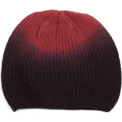 Czapka damska Cieniowana, dwukolorowa czarno czerwona. Czerwone czapki zimowe damskie marki Art of Polo. Za 38,41 zł.