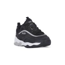 Buty Fila 03B RAY F LOW. Czarne trampki i tenisówki damskie Fila, bez wzorów, bez zapięcia. Za 430,46 zł.