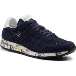 Sneakersy PREMIATA - Eric 3836 Granatowy. Niebieskie sneakersy męskie marki Premiata, na co dzień, bez wzorów, ze skóry, bez zapięcia. Za 829,00 zł.