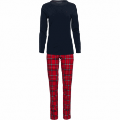Tommy Hilfiger piżama damska UW0UW01934 Jersey Set LS Print L wielokolorowa. Piżamy damskie TOMMY HILFIGER, l, bez wzorów, z jersey, z długim rękawem. Za 309,00 zł.