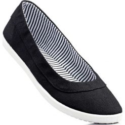 Baleriny bonprix czarny. Czarne baleriny damskie bonprix. Za 49,99 zł.