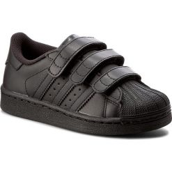 Buty adidas - Superstar Foundation Cf C B25728 Cblack/Cblack/Cblack. Czarne półbuty dziewczęce Adidas, na rzepy. W wyprzedaży za 179,00 zł.
